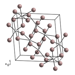 Kristallstruktur von Antimon(III)-selenid