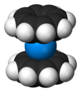 Uranocene space-filling model