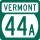 Vermont Route 44A marker