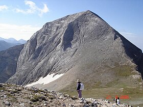 Vue du Vikhren depuis Koutelo.