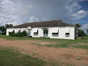 The old Plainview Meeting Hall is located on FM 441.
