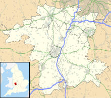 Map of 'Post-1998' Worcestershire and UK location
