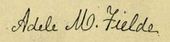 signature d'Adele Marion Fielde