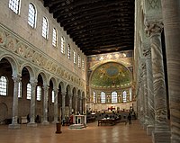 Basilica of Sant'Apollinare in Classe near Ravenna in Italy