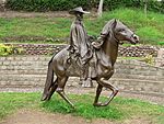 Caballo peruano de paso i Barranco i Lima i Peru