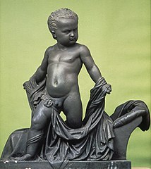 Kullervo Tearing His Swaddling Clothes, Carl Eneas Sjöstrand, 1858