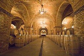 The wine cellar