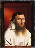 Portrait of a Carthusian, with a musca depicta