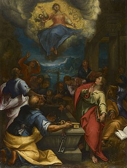 The Assumption of the Virgin, Royal Art Collection