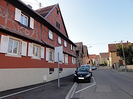 The timber framing house in Dingsheim