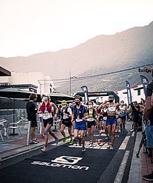 Départ féminin de la finale à El Hierro.