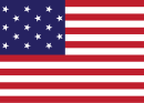Flag of the US, used during the War of 1812, flew over Fort McHenry