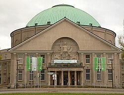 Dome hall of the Stadthalle Hannover.