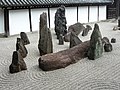 枯山水の蓬莱石組（東福寺）