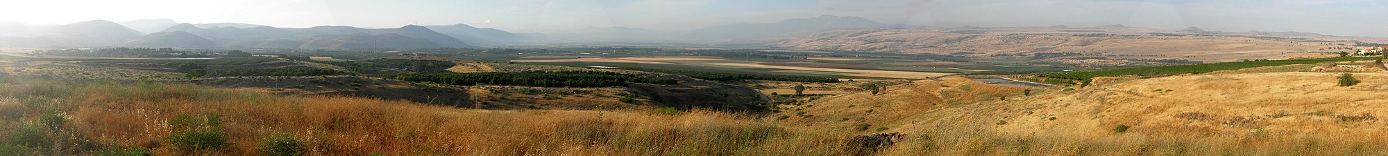 עמק החולה במבט מדרום