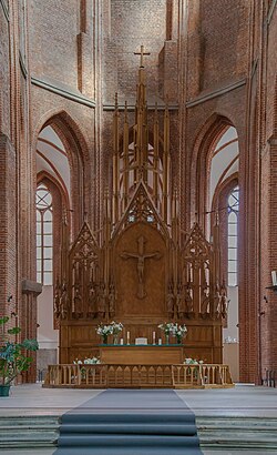 Interior del templo.