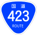National Route 423 shield