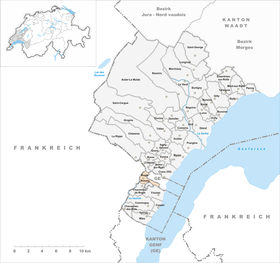 Karte von Bogis-Bossey