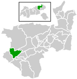 Location within Kufstein district
