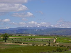 Vista de los Picos de Urbión desde Los Tajones.