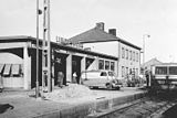 Lindesbergs stationsbyggnad 1955