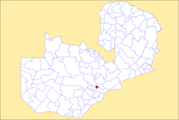 Distretto di Lusaka – Mappa