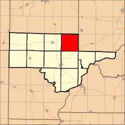 Location in Schuyler County