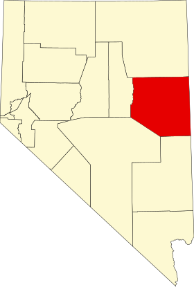 Localisation de Comté de White Pine(White Pine County)