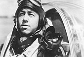 Van E. Chandler in his P-51 Mustang