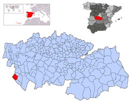 Mohedas de la Jara – Mappa