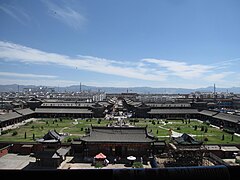 La ciudad vista desde la pagoda.