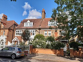Norman Shaw's first semi-detached houses, The Avenue, 1878