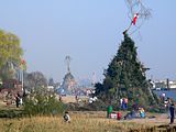 Osterfeuer in Blankenese