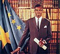 Image 54Patrice Lumumba, first democratically elected Prime Minister of the Congo-Léopoldville, was murdered by Belgian-supported Katangan separatists in 1961. (from Democratic Republic of the Congo)