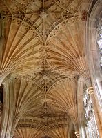 Peterborough Cathedral, retrochoir – intersecting fan vaults