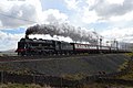 Royal Scot climbing Shap in April 2016 for the first time since her withdrawal in 1962