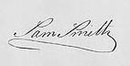 Firma di Samuel Smith