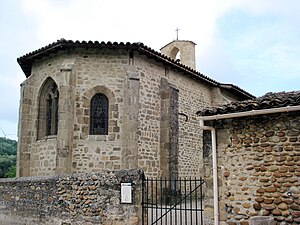 Chevet de la chapelle Saint-Philibert.