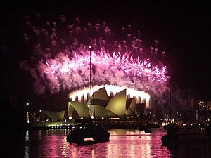 Sydney New Year's Eve Fireworks 2005.