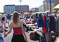 A flea market of Tammelantori in August 2009