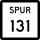 State Highway Spur 131 marker