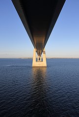 Passing under the East Bridge