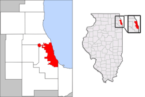 시카고 대도시권과 일리노이 주에서의 시카고