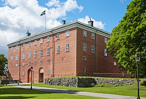 Västerås slott med kärntornet närmast.