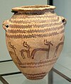 Image 92A typical Naqada II jar decorated with gazelles (Predynastic Period) (from Ancient Egypt)