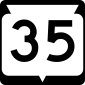 Wisconsin state route marker