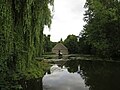 Der Stauteich der 1785 erbauten Wassermühle des Hofes der Meyer zu Bentrup.