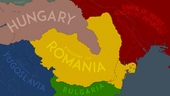 The Carpatho-Danubian-Pontic Space on 13 September 1940 AD, after the Hungarian army reached the Second Vienna Award frontier.