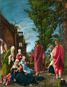 Christ taking Leave of his Mother, by Albrecht Altdorfer