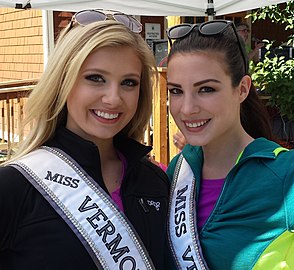 Miss Vermont Teen USA 2015, Alexandra Marek, and Miss Vermont USA 2015, Jackie Croft